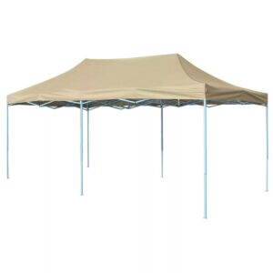 Pood24 kokkupandav pop-up telk, 3 x 6 m, kreemjas