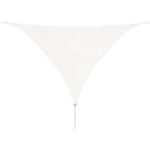 Pood24 päikesepuri, HDPE, kolmnurkne 3,6 x 3,6 x 3,6 m valge
