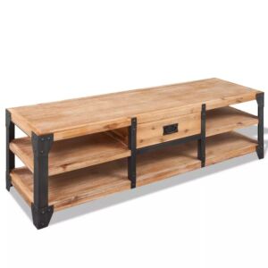 POOD24 тумба под телевизор из прочной древесины акации, 140 x 40 x 45 см