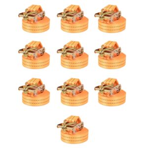 Pood24 pingutitega koormarihmad 10 tk 1 tonn 6 m x 38 mm, oranž