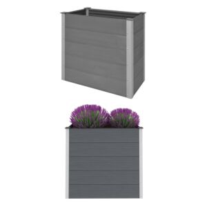 Pood24 aia taimelava puidu-plasti segust, 100 x 50 x 91 cm, hall 
