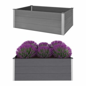 Pood24 aia taimelava puidu-plasti segust, 150 x 100 x 54 cm, hall