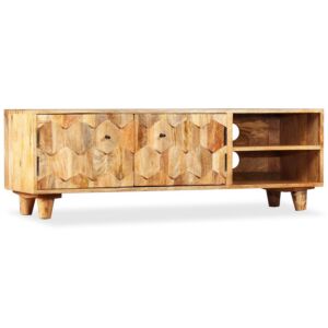 POOD24 тумба под телевизор, из дерева манго, 118 x 35 x 40 см