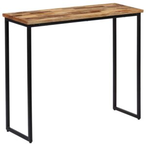Консольный стол POOD24 из восстановленного тикового дерева, 90 x 30 x 76 см