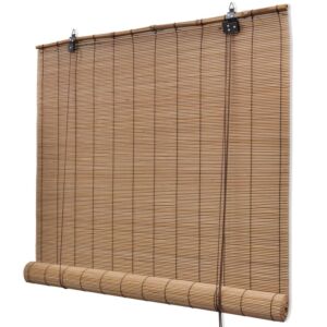POOD24 жалюзи, бамбук 150 x 160 см, коричневые
