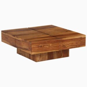 Журнальный стол POOD24, индийский палисандр, 80 x 80 x 30 см