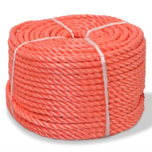 Pood24 punutud paadiköis polüpropüleenist 6 mm, 500 m, oranž