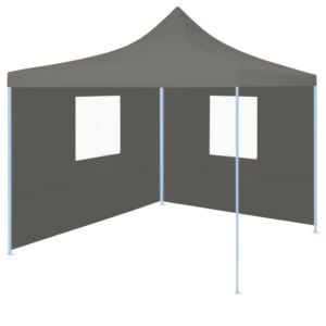 Pood24 kokkupandav pop-up peotelk 2 külgseinaga 3 x 3 m antratsiithall