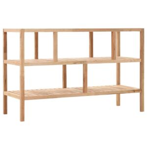 POOD24 Полка для ванной из прочного ореха 100 x 40 x 65 см