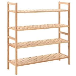 POOD24 полка для обуви из прочного ореха, 69 x 26 x 81 см
