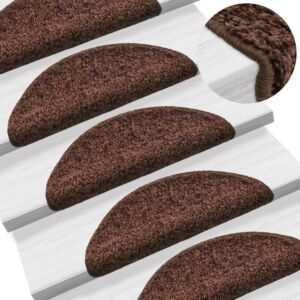 Pood24 trepimatid 15 tk 56 x 17 x 3 cm pruunid poolringikujulised