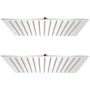 Pood24i vihmaduši otsak, 2 tk, roostevaba teras 25 x 25 cm