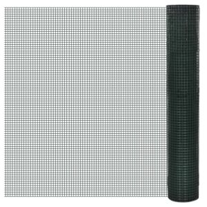 Pood24 kanade traataed tsingutud PVC kattega 25 x 1 m, roheline