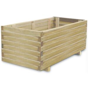 Pood24 taimekast, 100 x 50 x 40 cm, puit, kandiline