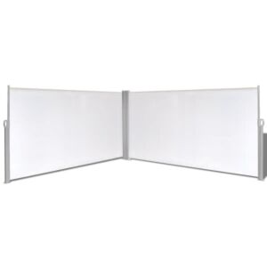 Pood24i lahtitõmmatav küljesein 160 x 600 cm, kreemjas valge
