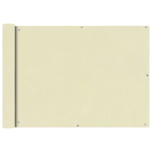 Pood24 rõdusirm oxfordkangast, 75 x 400 cm, kreemjas