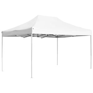 Pood24 kokkupandav peotelk, alumiinium, 4,5 x 3 m, valge