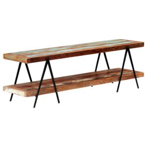 POOD24 тумба под ТВ, 160 x 40 x 50 см, прочное реставрированное дерево