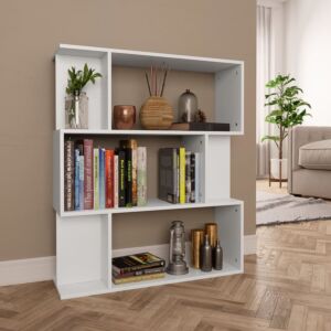 Pood24 книжный шкаф / перегородка белый 80 x 24 x 96 см ДСП