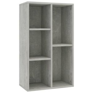 POOD24 книжный шкаф / сервант, бетонный холл 45x25x80 см, ДСП