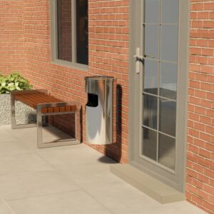 Pood24 seinale kinnitatav tuhatoos, roostevaba teras, 26 l