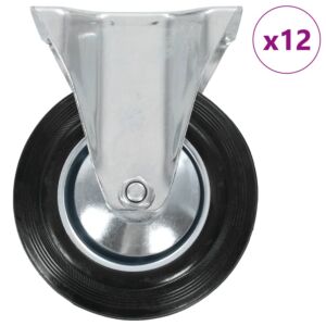 Pood24 fikseeritud rattad, 12 tk, 160 mm