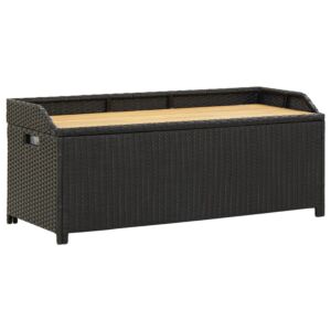 Pood24 aia hoiupink 120 cm, polürotang, must