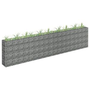 Pood24 gabioon-taimekast, tsingitud teras, 360 x 30 x 90 cm