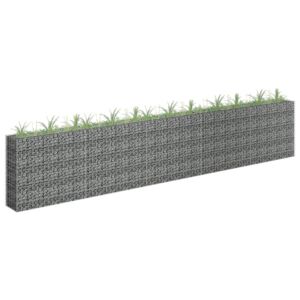 Pood24 gabioon-taimelava, tsingitud teras, 450 x 30 x 90 cm