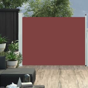 Pood24 lahtitõmmatav terrassi külgsein, 140 x 500 cm, pruun