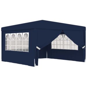 Pood24 professionaalne peotelk külgseintega, 4 x 4 m, sinine 90 g/m²