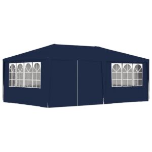 Pood24 professionaalne peotelk külgseintega, 4 x 6 m, sinine 90 g/m²