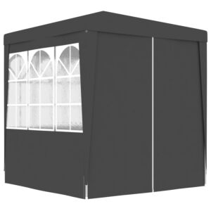 Pood24 professionaalne peotelk külgseintega, 2x2 m, antratsiit 90 g/m²