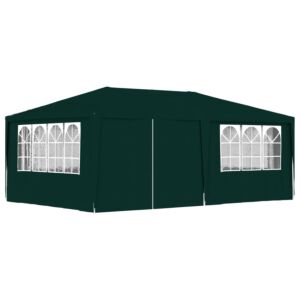 Pood24 professionaalne peotelk külgseintega, 4x6 m, roheline 90 g/m²