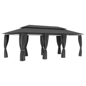 Pood24 kardinatega varikatus, 600 x 298 x 270 cm antratsiithall
