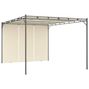Pood24 varjualune küljekardinaga 4 x 3 x 2,25 m kreemjas