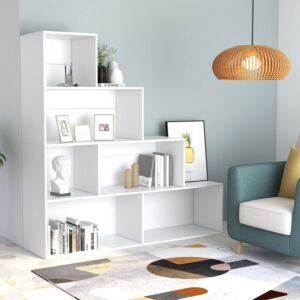 POOD24 книжный шкаф / перегородка белый 155 x 24 x 160 см ДСП