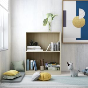 Книжный шкаф POOD24, дуб Сонома, 60 x 24 x 74,5 см, ДСП