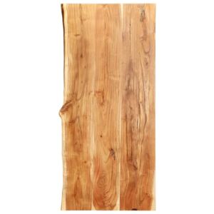 POOD24 Тарелка на шкафчик для ванной из прочной древесины акации, 120 x 55 x 3,8 см