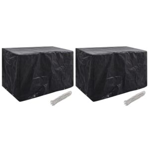 Pood24 aiamööblikatted 2 tk 8 kinnitusavaga, 140 x 70 x 90 cm