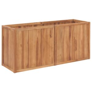 Pood24 taimekast 150 x 50 x 70 cm toekas tiikpuu 