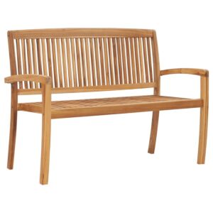 Pood24 2-kohaline virnastatav aiapink lauaga 128,5 cm, toekas tiikpuit