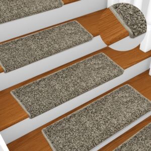 POOD24 коврики для лестниц 15 шт, 65 x 25 см, серые
