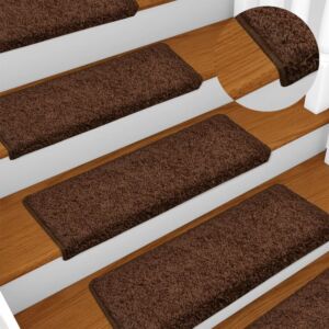 Pood24 trepimatid 15 tk 65 x 21 x 4 cm pruunid ristkülikukujulised servad