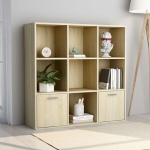 POOD24 книжная полка дуб Сонома 98 x 30 x 98 см ДСП
