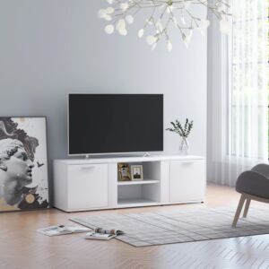 POOD24 тумба под ТВ, белый, 120 x 34 x 37 см, ДСП
