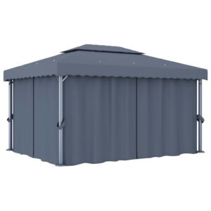 Pood24 varjualune kardinaga 4 x 3 m, antratsiithall, alumiinium
