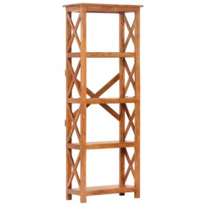 POOD24 Книжная полка 60 x 30 x 180 см, дерево акации, индийское палисандр