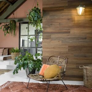 WallArt puiduvälimusega plangud, naturaalne tamm, sadulapruun