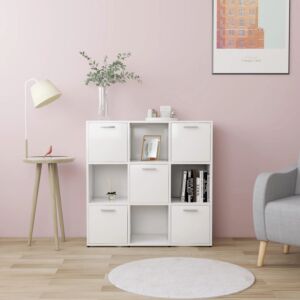 POOD24 стеллаж белый 90x30x90 см ДСП